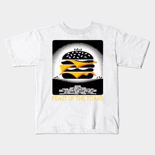 Feast Of The Titans - Epic Cheeseburger Kids T-Shirt